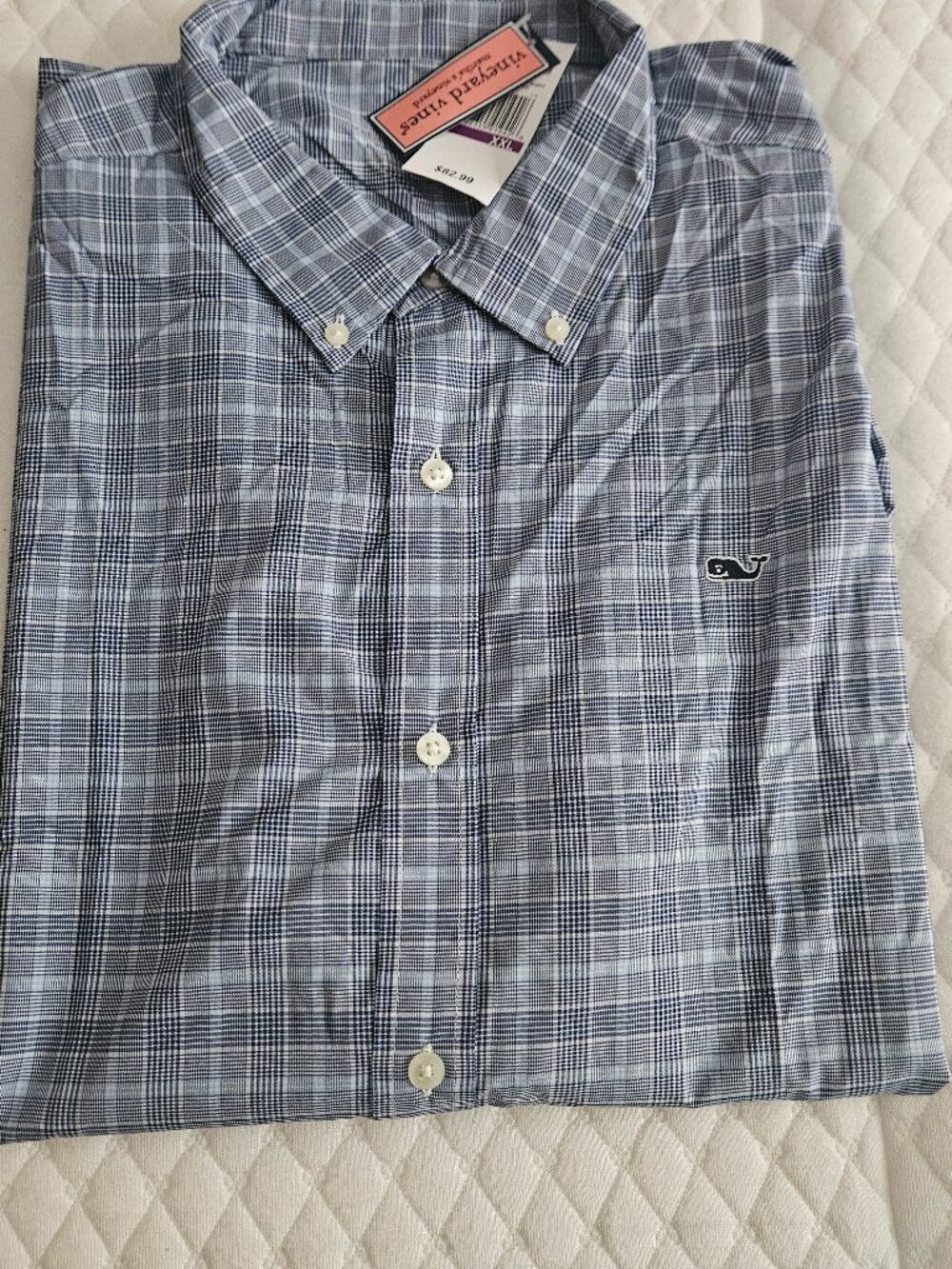 NWT 2XL Vineyard Vines long sleeve performance polo